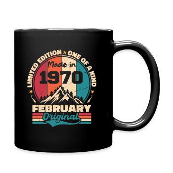 Légende vivante depuis février 1970 - Mug uni - noir - Droite