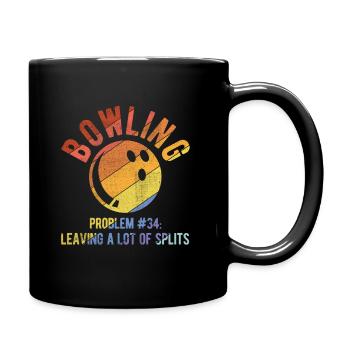 Bowling - Tasse einfarbig - Schwarz - Rechts