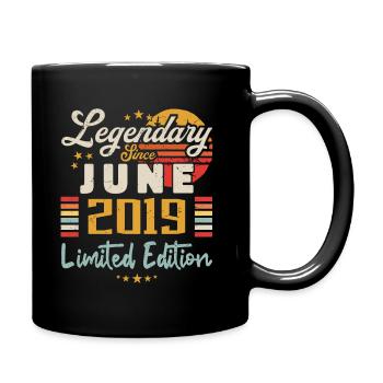 légendes sont nées en juin 2019 | éditions limitée - Mug uni - noir - Droite