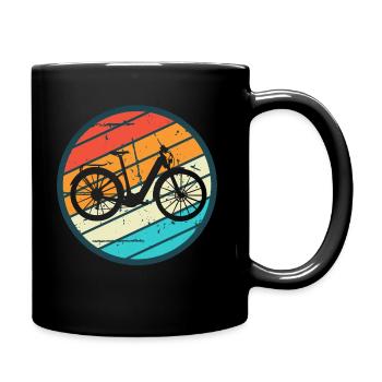 E-Bike Bike Cyclist Gift Bike Cyclist - Full Colour Mug - black - Right