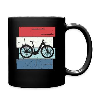 E-Bike Cyclist Cadeau Vélo Cycliste - Mug uni - noir - Droite