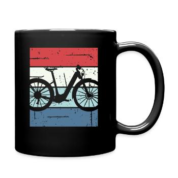 E-Bike Cyclist Cadeau Vélo Cycliste - Mug uni - noir - Droite