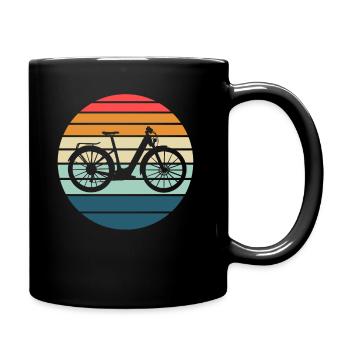 E-Bike Bike Cyclist Gift Bike Cyclist - Full Colour Mug - black - Right