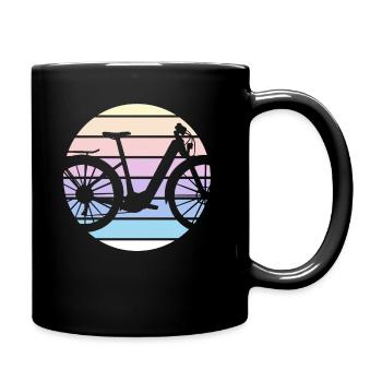 E-Bike Cyclist Cadeau Vélo Cycliste - Mug uni - noir - Droite