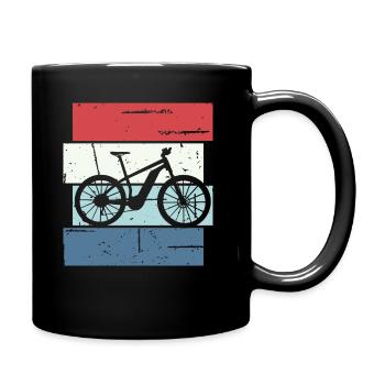 E-Bike Bike Cyclist Gift Bike Cyclist - Full Colour Mug - black - Right