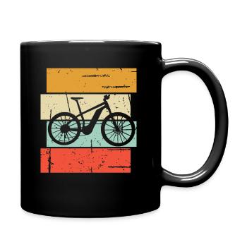 E-Bike Cyclist Cadeau Vélo Cycliste - Mug uni - noir - Droite