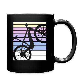E-Bike Cyclist Cadeau Vélo Cycliste - Mug uni - noir - Droite