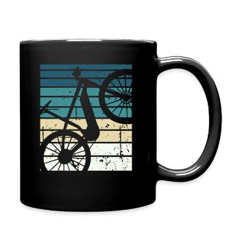 E-Bike Bike Cyclist Gift Bike Cyclist - Full Colour Mug - black - Right