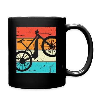 E-Bike Cyclist Cadeau Vélo Cycliste - Mug uni - noir - Droite
