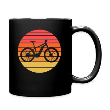 E-Bike Cyclist Cadeau Vélo Cycliste - Mug uni - noir - Droite