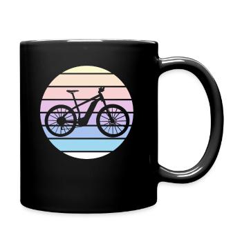 E-Bike Cyclist Cadeau Vélo Cycliste - Mug uni - noir - Droite