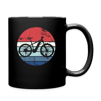 E-Bike Bike Cyclist Gift Bike Cyclist - Full Colour Mug - black - Right