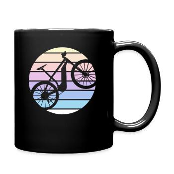 E-Bike Cyclist Cadeau Vélo Cycliste - Mug uni - noir - Droite