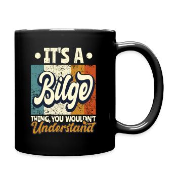 Name Bilge Gift Birthday Saying - Full Colour Mug - black - Right
