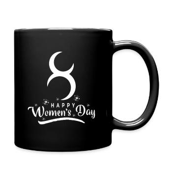 8 March International Women's Day | gift - Full Colour Mug - black - Right
