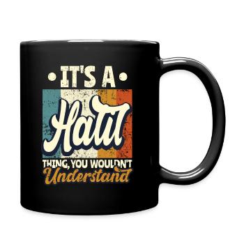 Name Halil Gift Birthday Quote - Full Colour Mug - black - Right