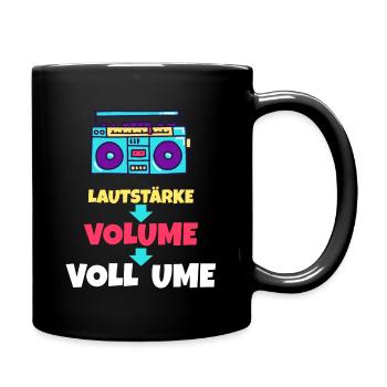 Hausparty Spruch für jede Party in Kärnten - Tasse einfarbig - Schwarz - Rechts