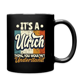 Nom Ulrich Cadeau Anniversaire Dire - Mug uni - noir - Droite