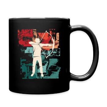 Tir à l’arc Tir à l’arc Tir à l’arc - Mug uni - noir - Droite