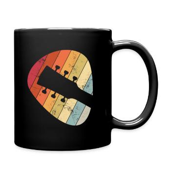 Akustik Spruch Für E-Gitarre Konzert Gitarre - Tasse einfarbig - Schwarz - Rechts