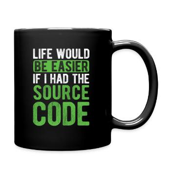 Software Ingenieur Informatiker Programmierer - Tasse einfarbig - Schwarz - Rechts
