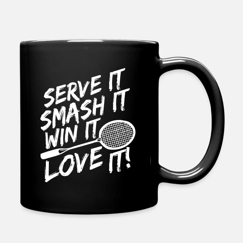 Badminton - Tasse einfarbig - Schwarz