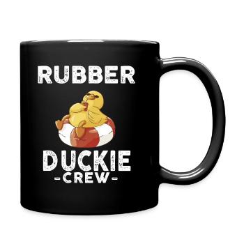 Rubber Duck Yellow Duck Crew Bathing Ducks Ducks - Full Colour Mug - black - Right