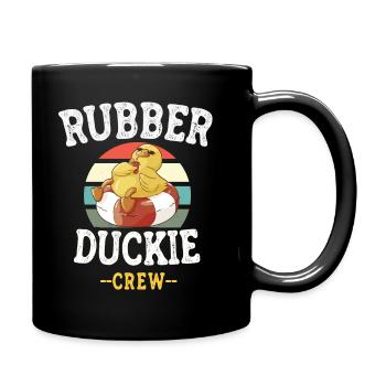 Rubber Duck Yellow Duck Crew Rubber Ducks Ducks Ducks - Full Colour Mug - black - Right
