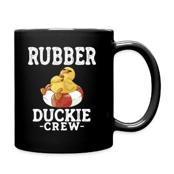 Rubber Duck Yellow Duck Crew Rubber Ducks Ducks Ducks - Full Colour Mug - black - Right
