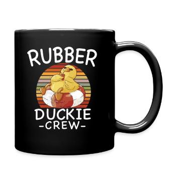 Rubber Duck Yellow Duck Crew Bathing Ducks Ducks - Full Colour Mug - black - Right
