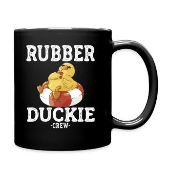 Rubber Duck Yellow Duck Crew Rubber Ducks Ducks Ducks - Full Colour Mug - black - Right