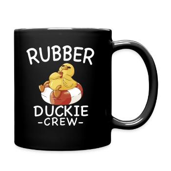 Rubber Duck Yellow Duck Crew Rubber Ducks Ducks Ducks - Full Colour Mug - black - Right