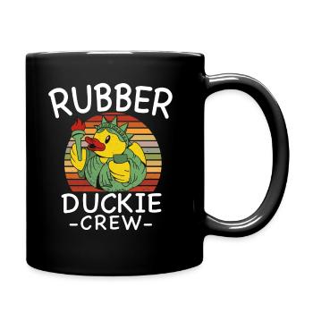 Canard en caoutchouc Canard jaune Équipage Baignade Canards Canards Canards - Mug uni - noir - Droite