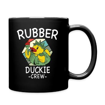 Canard en caoutchouc Canard jaune Équipage Baignade Canards Canards Canards - Mug uni - noir - Droite