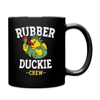 Rubber Duck Yellow Duck Crew Bathing Ducks Ducks - Full Colour Mug - black - Right