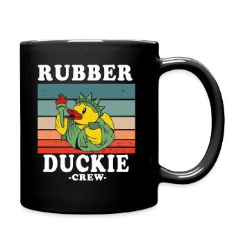 Rubber Duck Yellow Duck Crew Bathing Ducks Ducks - Full Colour Mug - black - Right
