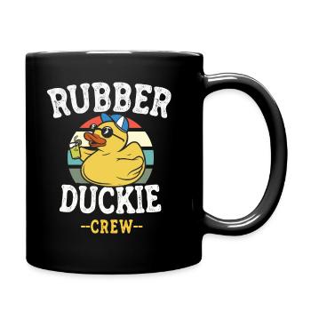 Rubber Duck Yellow Duck Crew Bathing Ducks Ducks - Full Colour Mug - black - Right