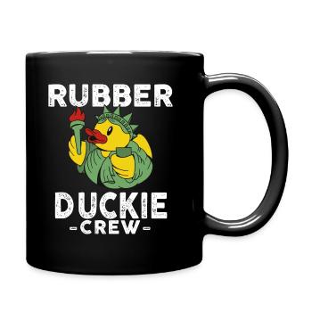 Rubber Duck Yellow Duck Crew Bathing Ducks Ducks - Full Colour Mug - black - Right