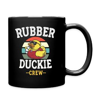Rubber Duck Yellow Duck Crew Bathing Ducks Ducks - Full Colour Mug - black - Right
