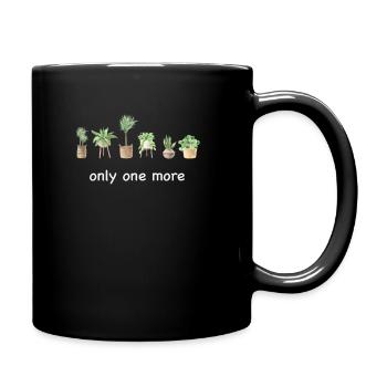 Il ne reste plus qu’une plante, jardin de fleurs horticoles - Mug uni - noir - Droite