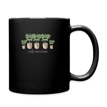 Nur Noch Eine Pflanze, Gartenbau Blumengarten - Tasse einfarbig - Schwarz - Rechts