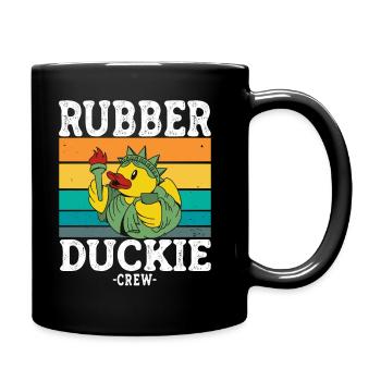 Rubber Duck Yellow Duck Crew Bathing Ducks Ducks - Full Colour Mug - black - Right