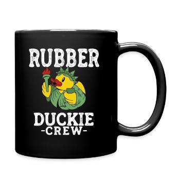 Rubber Duck Yellow Duck Crew Bathing Ducks Ducks - Full Colour Mug - black - Right