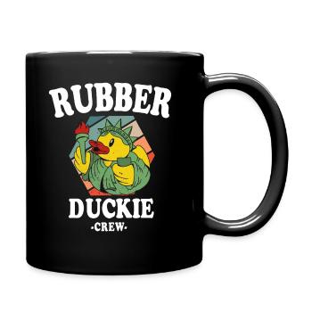 Rubber Duck Yellow Duck Crew Bathing Ducks Ducks - Full Colour Mug - black - Right