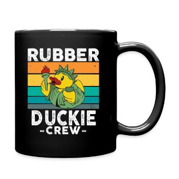 Rubber Duck Yellow Duck Crew Bathing Ducks Ducks - Full Colour Mug - black - Right
