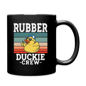 Rubber Duck Yellow Duck Crew Bathing Ducks Ducks - Full Colour Mug - black - Right