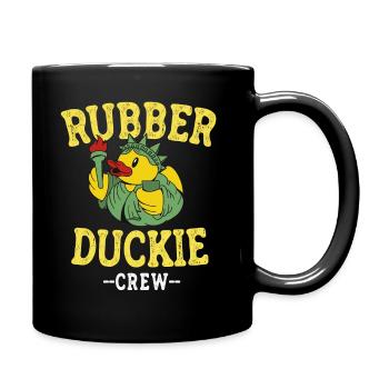 Rubber Duck Yellow Duck Crew Bathing Ducks Ducks - Full Colour Mug - black - Right