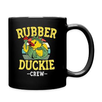 Rubber Duck Yellow Duck Crew Bathing Ducks Ducks - Full Colour Mug - black - Right