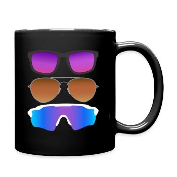 Standard Sunglasses, Sports Sunglasses, Cool - Full Colour Mug - black - Right