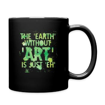 Maler Zeichner für Künstler - Tasse einfarbig - Schwarz - Rechts